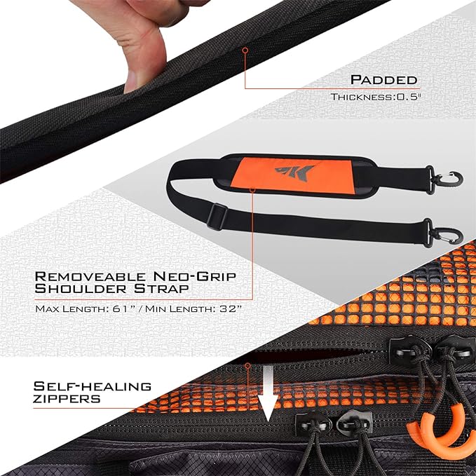KastKing Fishing Gear & Tackle Bags - Saltwater Resistant Fishing Bags - Fishing Tackle Storage Bags