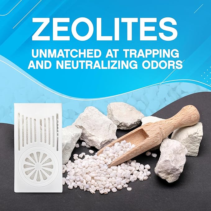 NonScents Shoe & Refrigerator Deodorizer Bundle - 4 Pack (8 Count) Shoe Odor Eliminator & 4 Refrigerator Deodorizer - Powerful, Reusable Odor Absorbers for Shoes, Fridge, Closets - Unscented Freshness