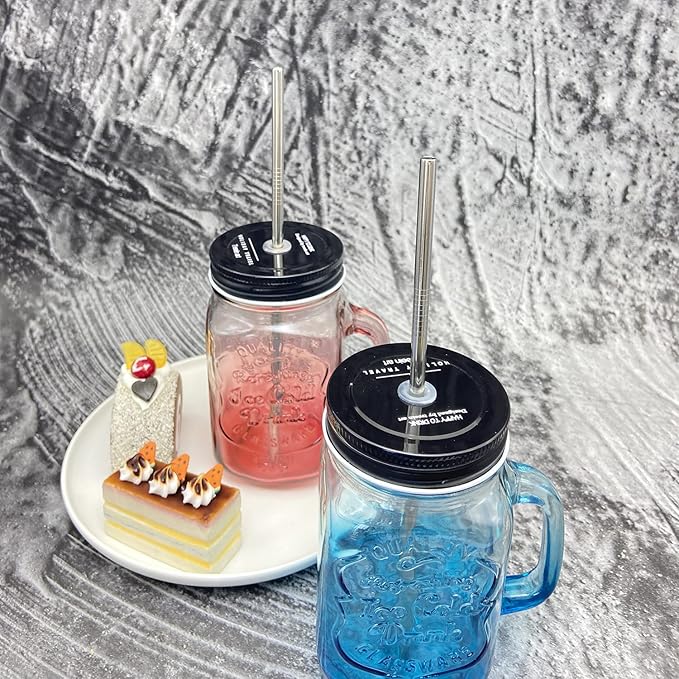 Reusable Straight Metal Straw 50Pack in Bulk,215mm Stainless Steel Straws for Drinks.Drinking Straws Wholesale for 30 oz & 20 oz Tumblers Yeti Water Bottle (8.5" - Silver, 50pcs - Straight)