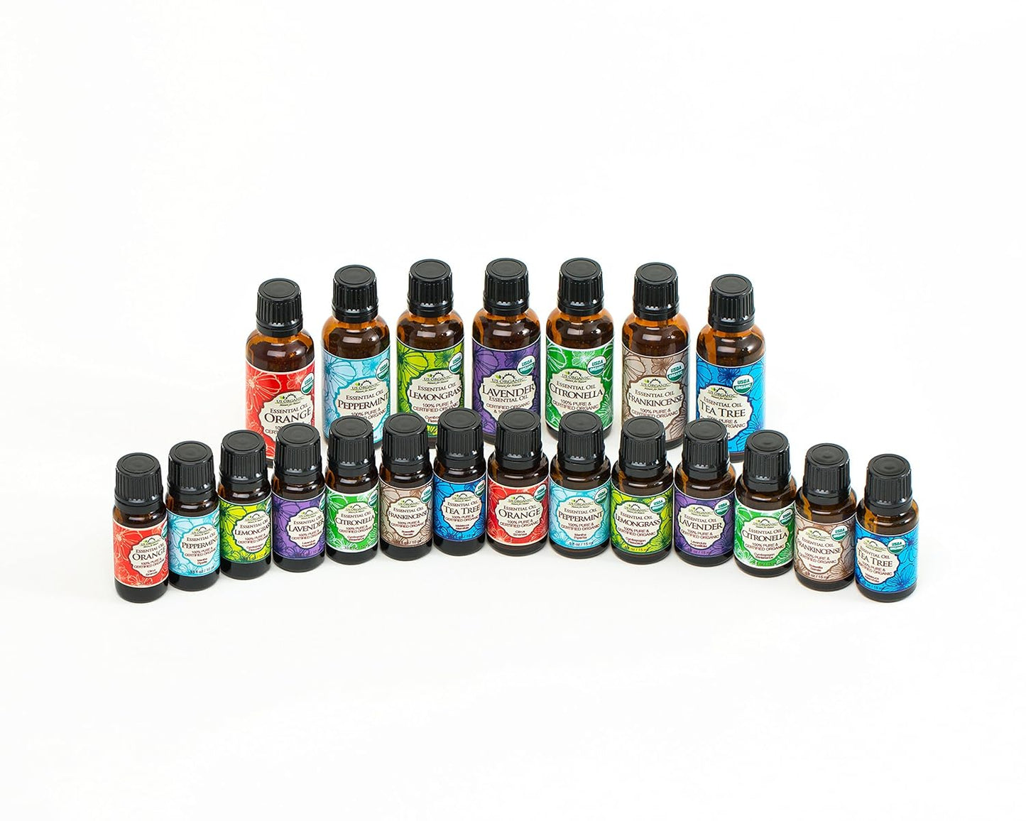 US Organic 100% Pure Frankincense Essential Oil, USDA Certified Organic, Steam Distilled, Boswellia serrata, Sourced from India, Topically or in Diffuser, Perfect for Aging or All Skin Type (15 ml)