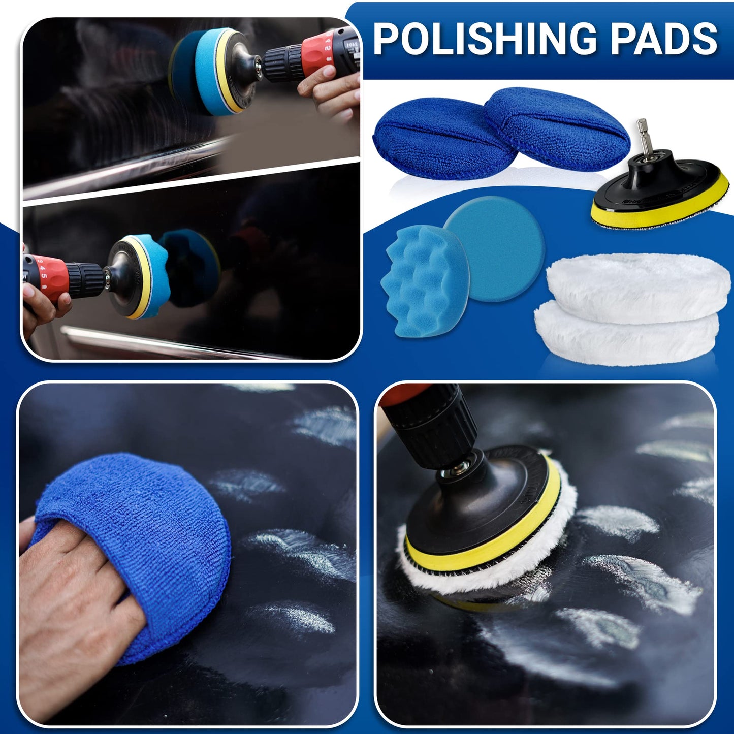 Cuoreca 31pcs Car Detailing Kit Interior and Exterior Cleaner, Car Cleaning Kit with Professional Car Detailing Brush Set, Car Wash Kit and Auto Detailing Kit. Reusable, Perfect for Cars and Bikes