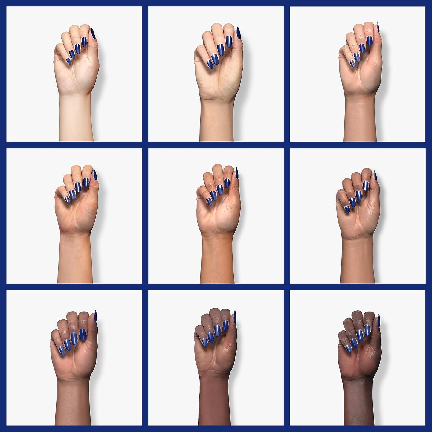 Beetles Blue Gel Nail Polish, 1 Pcs 15ml Cobalt Blue Color All Season Gel Polish Nail Art Manicure Salon Soak Off DIY Nail Uv Design at Home Gift for Women
