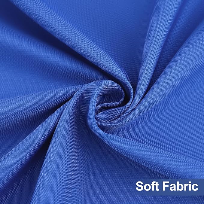 homing Rectangle Table Cloth Cover, Waterproof Polyester Elastic Fitted Tablecloth, Fits for 8 Foot Folding Tables, Washable Table Protector for Picnic, Camping, Outdoor (Blue, 30" x 96")