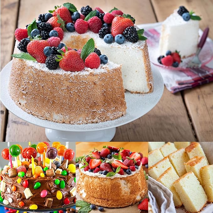 EXGOX 2 Pack 5-Inch Non-Stick Deep Aluminum Round Cake Pan With Removable Bottom For Wedding/Birthday/Christmas Cake Baking Round Cake Tin Set With Loose Base