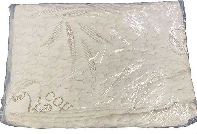 FoamRush 6" Bunk (35" x 79") Soft, Fitted, Zippered Mattress Cover Replacement, Premium Cotton, Waterproof, Non Skid Bottom, Mattress Pad Cover, Mattress Not Included