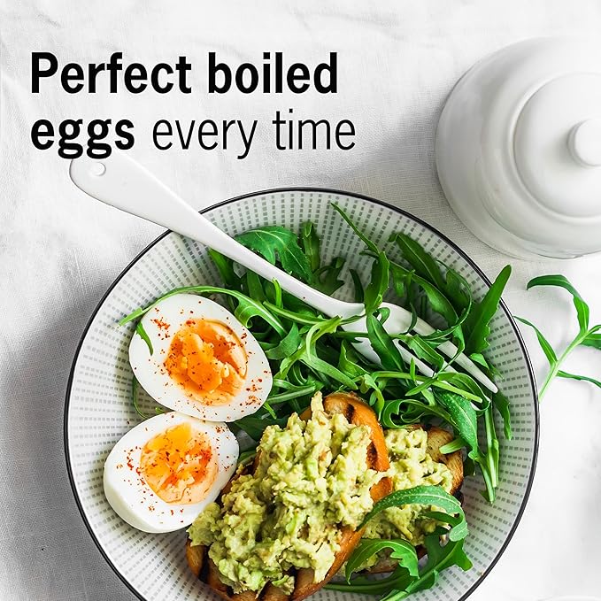 Good Vibes BeepEgg - Singing Floating Egg Timer – Boil Together with The Eggs - Egg Cooker for 3 Levels of doneness - BeepEgg with 3 melodies - Funny Musical Egg Timer - Brainstream