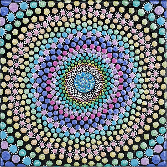 Trademark Fine Art Canvas Wall Art - Amy Diener 'Candy Swirl' Wall Art for Living Room, Bedroom, or Office Décor