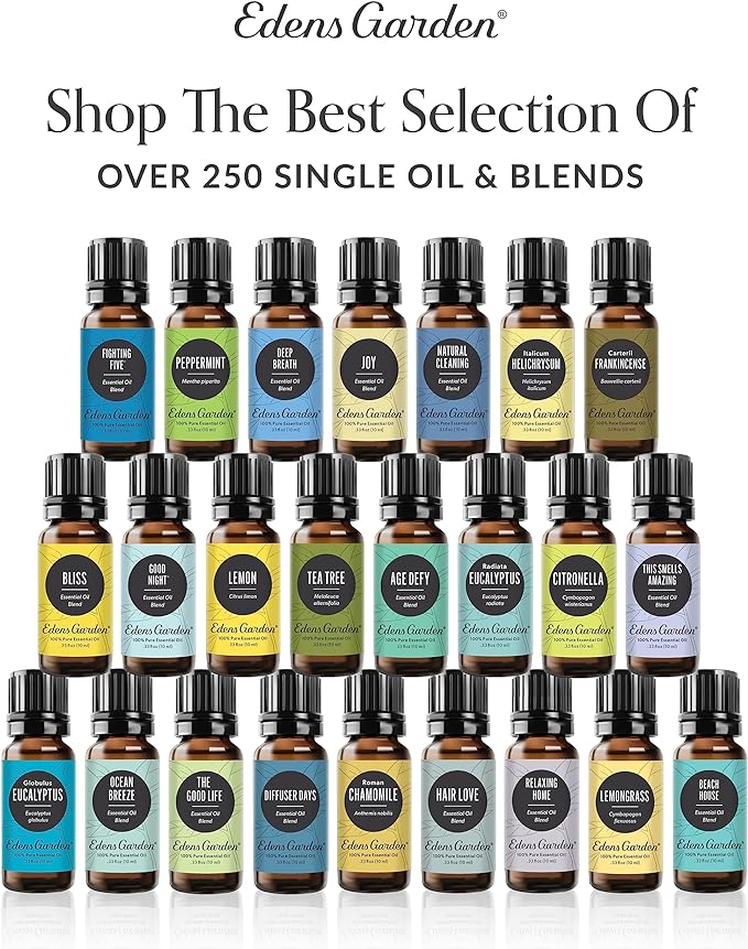 Edens Garden Lavender Around The World Essential Oil- 100% Pure Premium Grade, Undiluted, Natural, Therapeutic, Aromatherapy, The Best for Diffuser, Skin, Face, Candle 118 ml (4 fl oz)